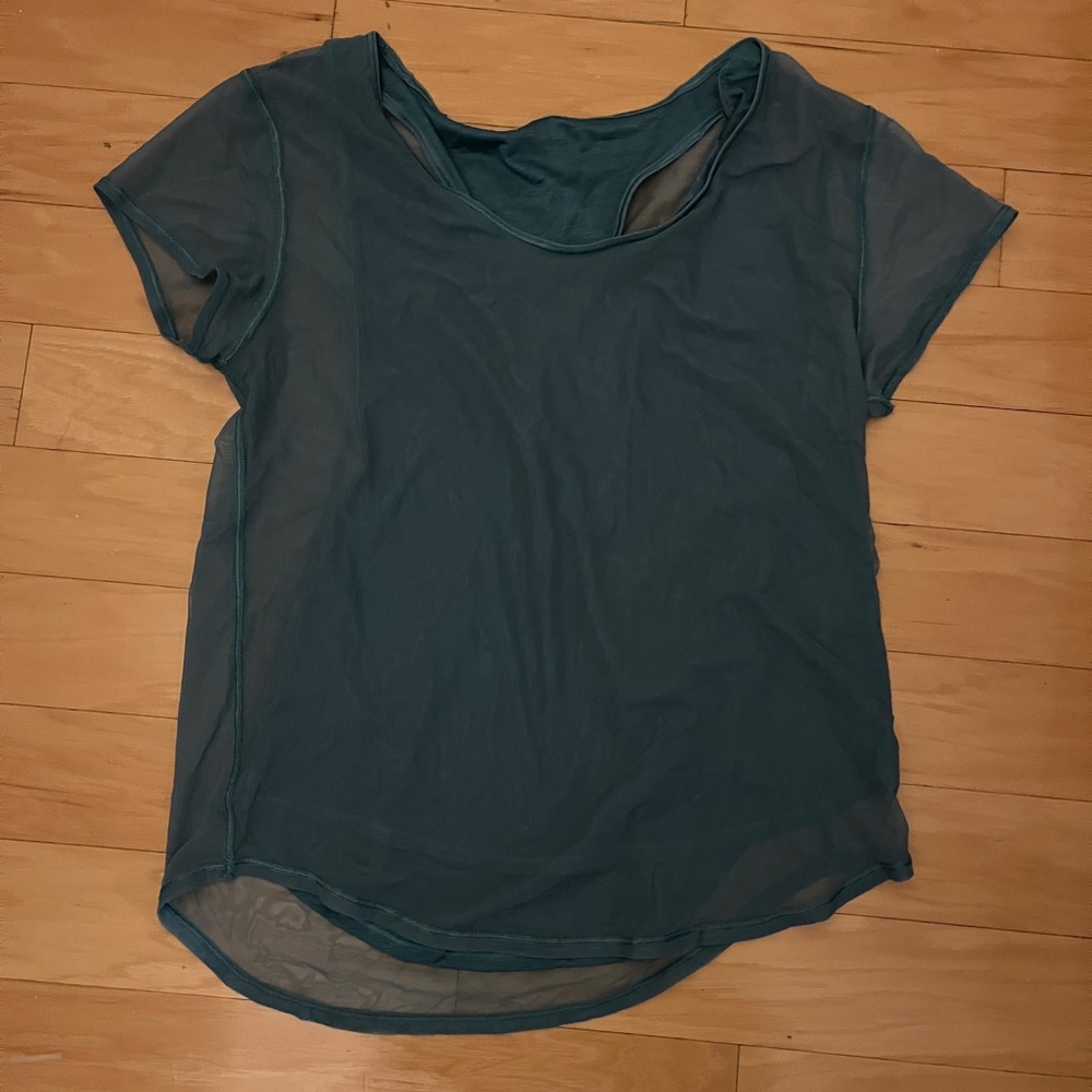 Sheer Active Teal/Turquoise Top